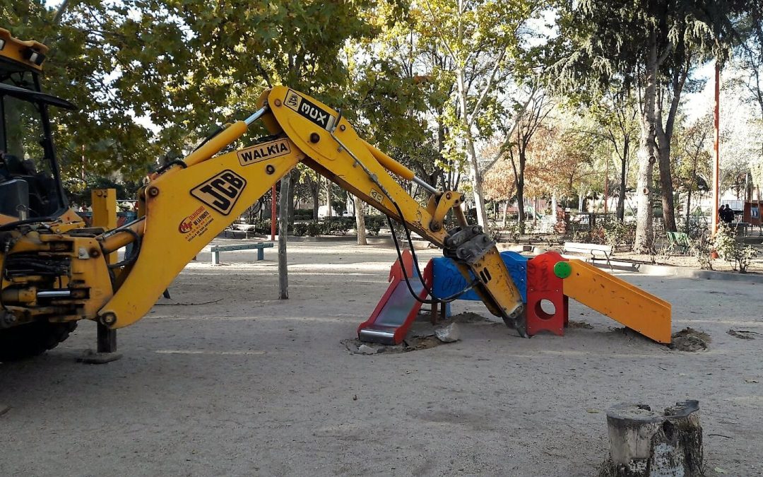 Comienzan las obras de remodelación del parque Catalina Muñoz