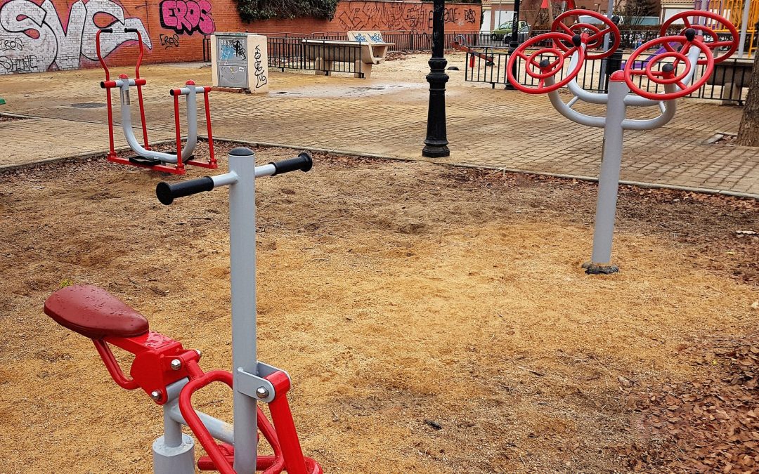 Nuevo circuito biosaludable en el parque de los Gorriones