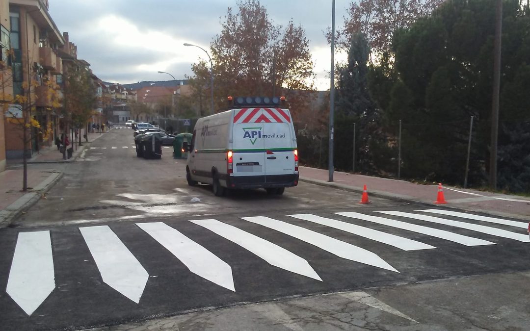 Trabajos para la mejora de la seguridad vial en Velilla