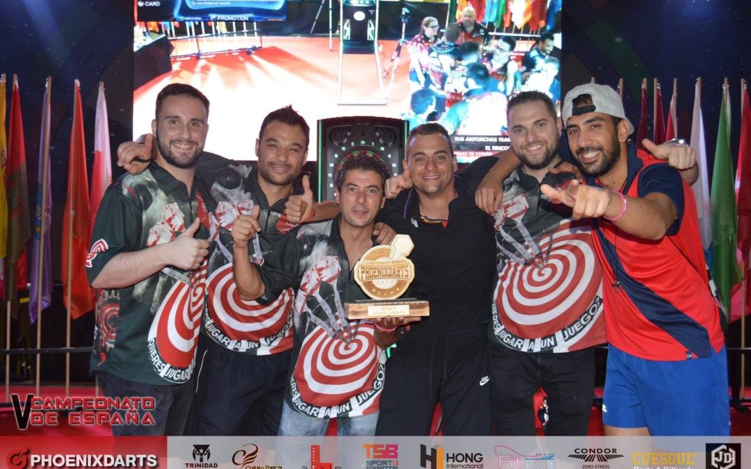 El equipo de dardos de Velilla The Antorchas Team, campeones de Madrid y de España