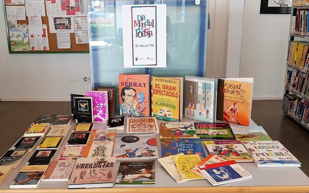 En la biblio celebramos el Día Mundial de la Poesía