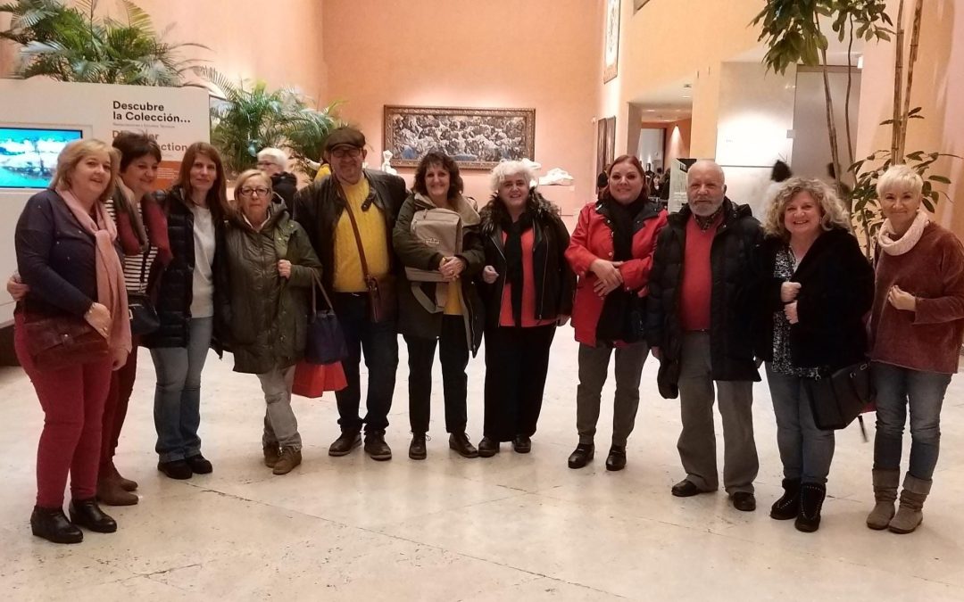 El alumnado de la Escuela Municipal de Pintura visitó el Museo Thyssen-Bornemisza