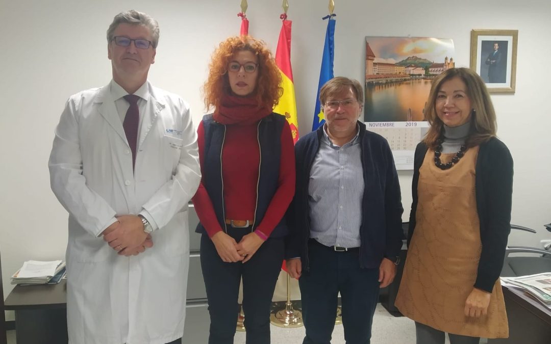 Reunión de la Alcaldesa con el Gerente del Hospital del Henares