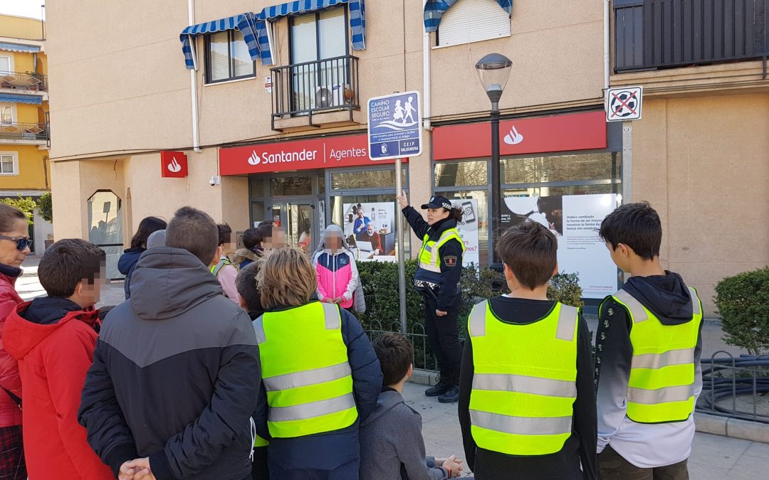 Inaugurado el Camino Escolar Seguro al CEIP Valdemera
