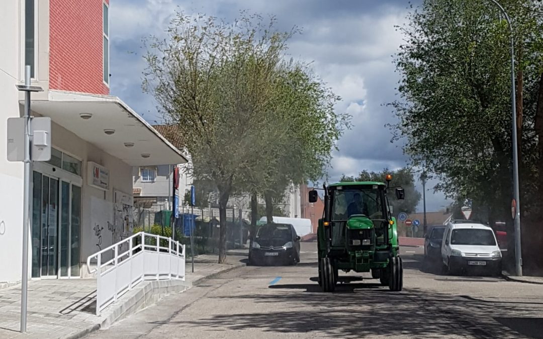 Se refuerzan los trabajos de desinfección preventiva