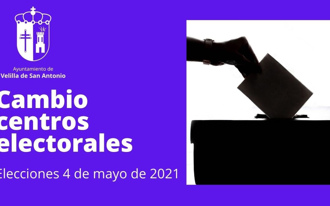 Cambio de centros electorales