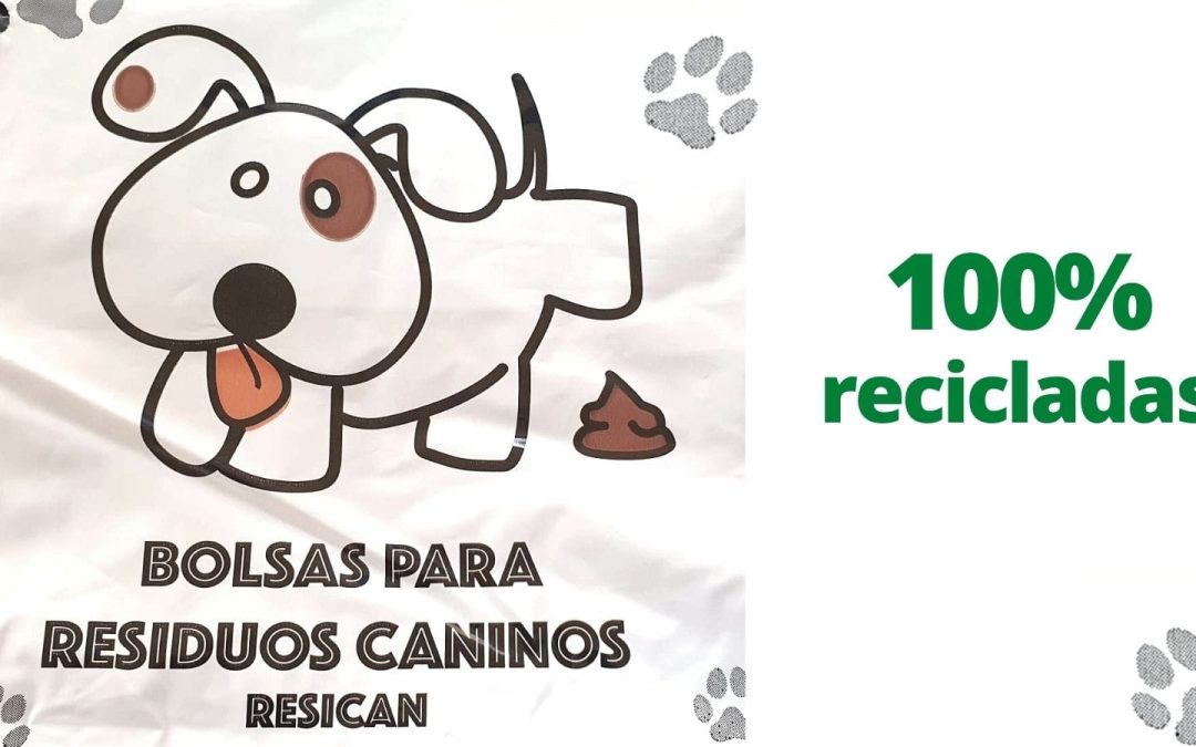 Bolsas de recogida de excrementos recicladas