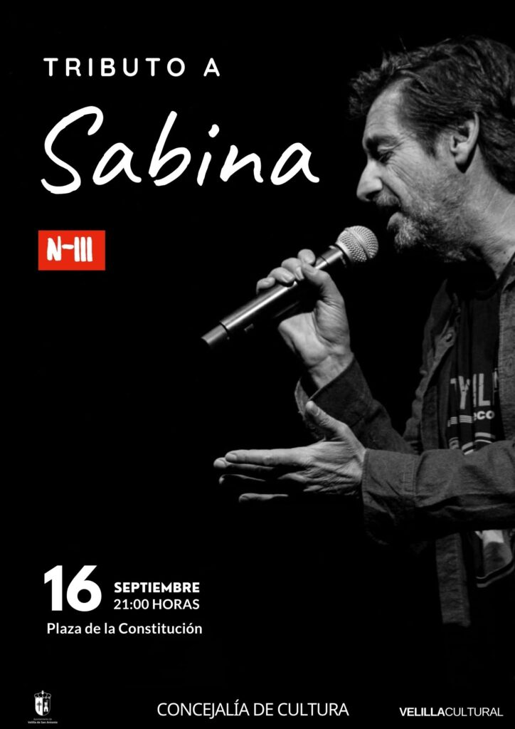 cartelerÍa septiembre tributo sabina