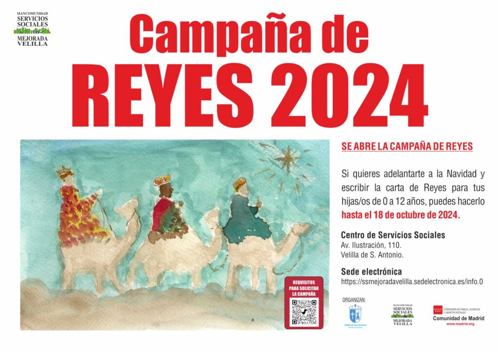 carteles campaña de reyes 2024 velilla