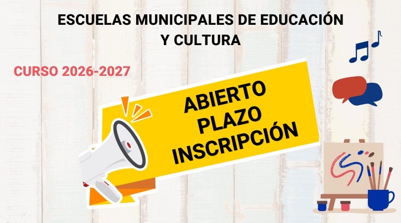 escuelas municipales educación y cultura 2026 2027