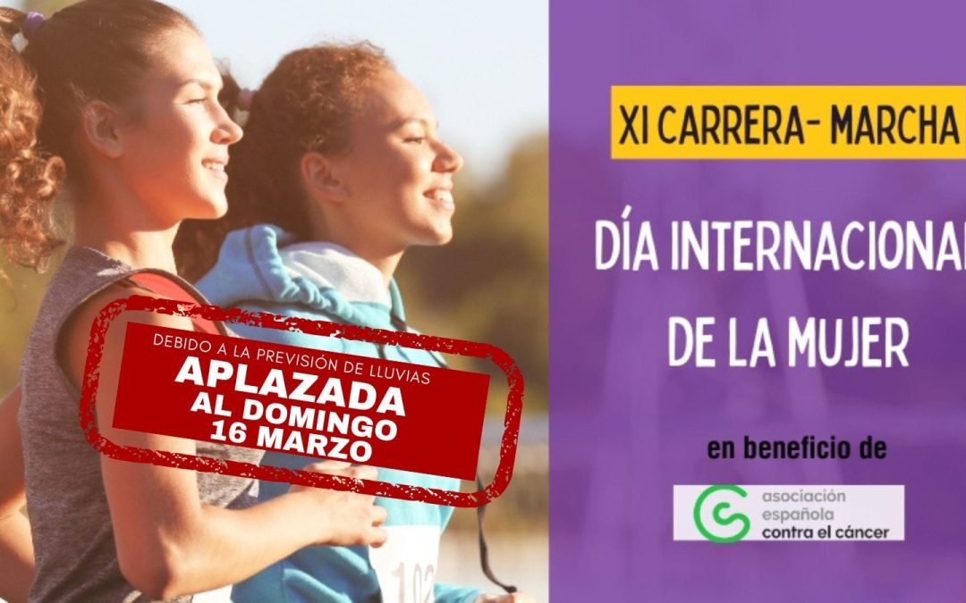 XI Carrera Marcha Día Internacional de la Mujer – Aplazada al 16 de marzo