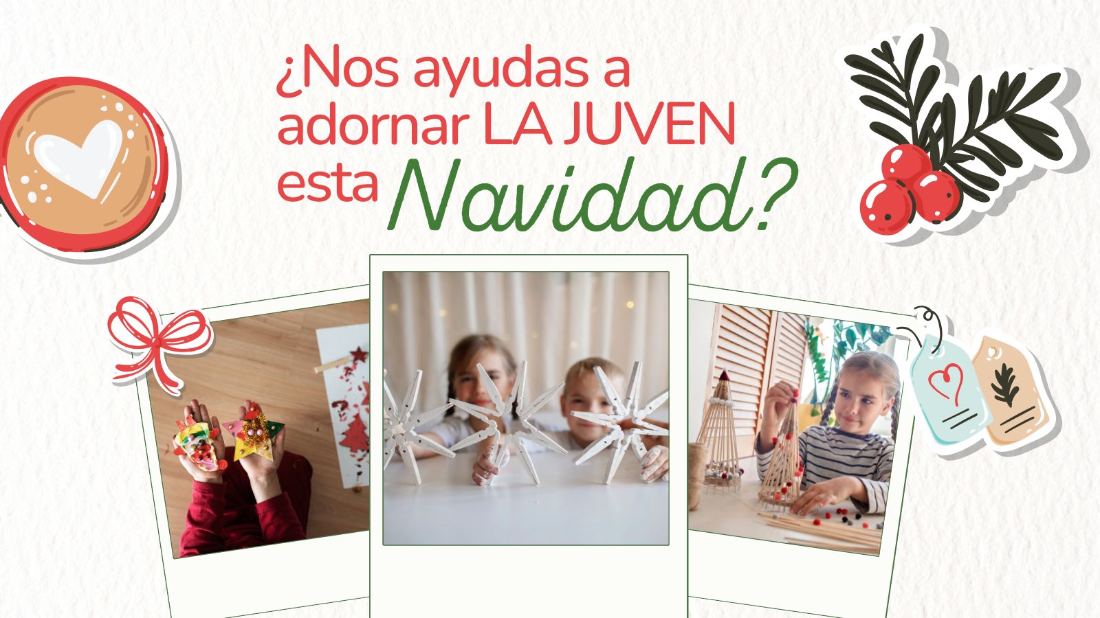 ¿Nos ayudas a adornar La Juven esta Navidad?