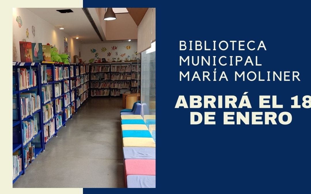 Biblioteca abrirá el proximo 18 de enero