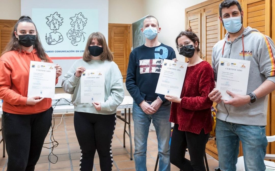 Clausura del curso de Lengua de Signos