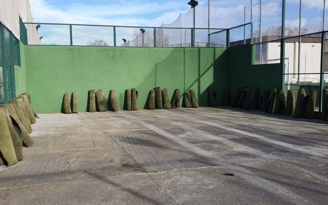 Continúan los trabajos de mejora en las instalaciones deportivas municipales