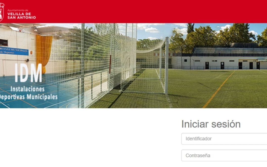Plataforma online del área de Deportes