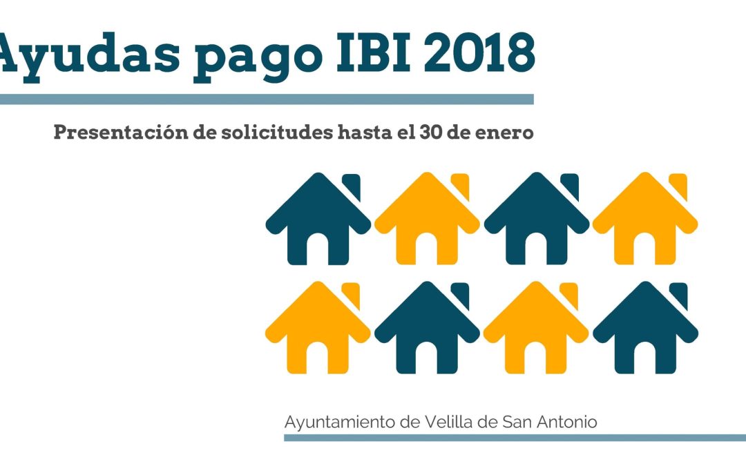 El Ayuntamiento de Velilla destinará 30.000 euros para ayudas al pago del ibi en el 2018