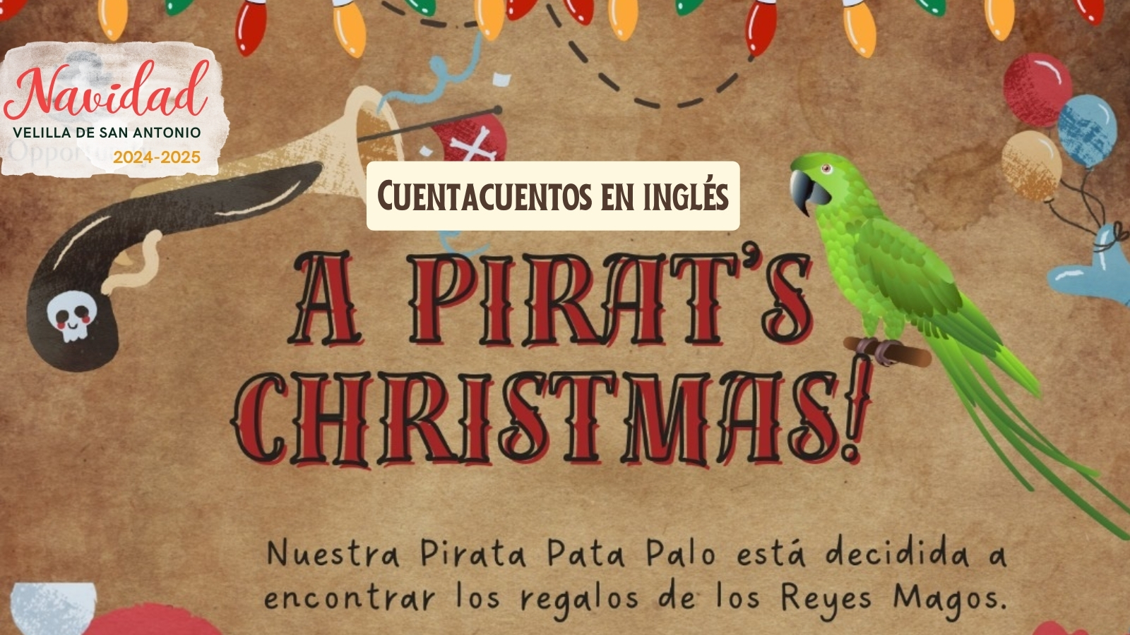 Cuentacuentos "A pirat´s Christmas!" (INVITACIONES AGOTADAS)