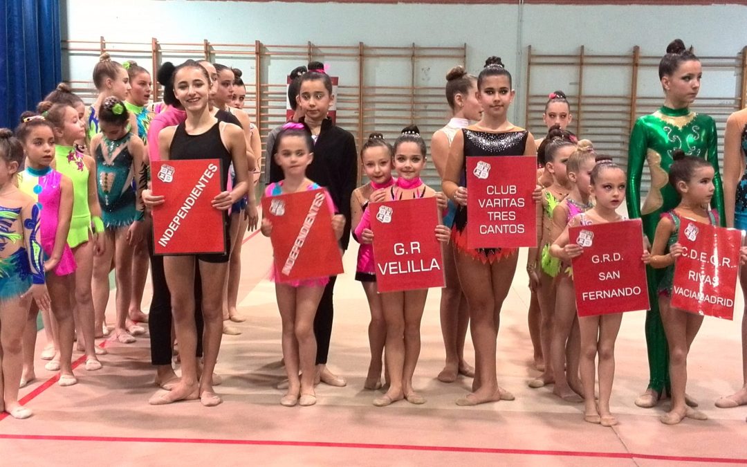 Medalla de oro para las gimnastas del Club de Gimnasia Rítmica Velilla