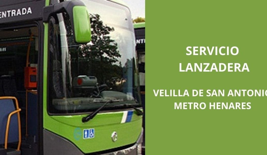 Bus lanzadera Velilla de San Antonio – Metro Henares