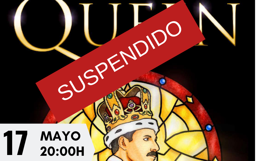 Suspendido el espectáculo «We love Queen»