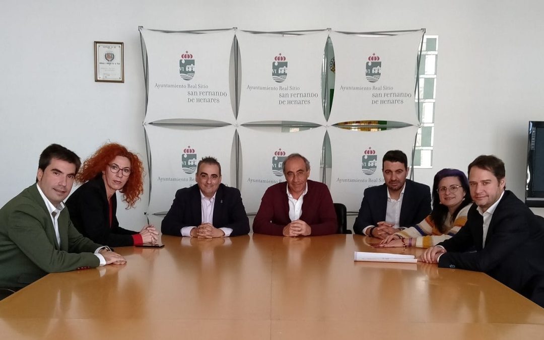 La Alcaldesa de Velilla se reunió con Alcaldes de municipios vecinos para establecer líneas de actuación conjunta ante el impacto acústico del aeropuerto Adolfo Suárez