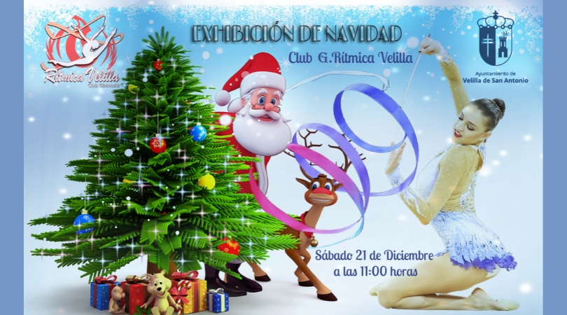 Exhibición de Navidad del Club Gimnasia Rítmica